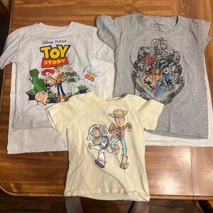 (3) Disney size (5T) shirts
